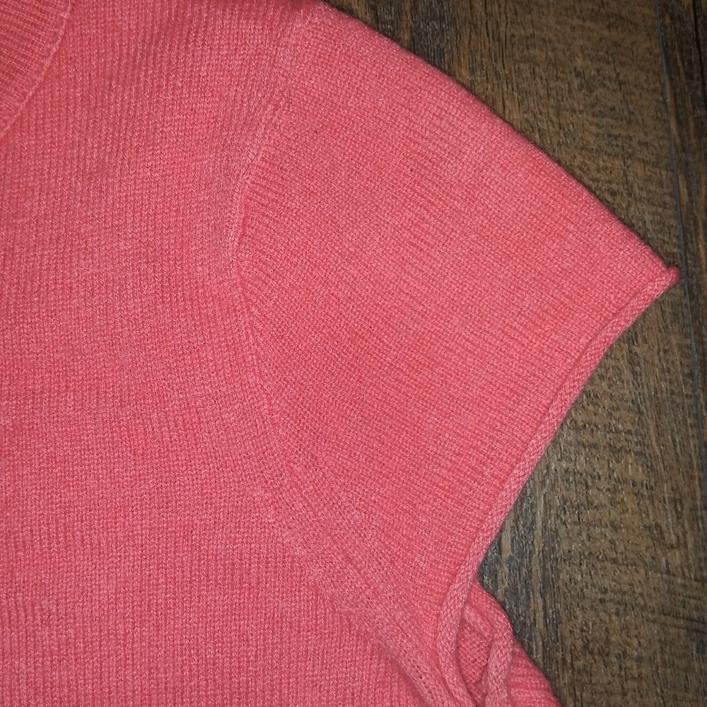 J. CREW 100% CASHMERE CAP SLEEVE SWEATER - Picture 4 of 7